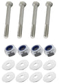 Kit: 4x Screws M8x50 + 4x Lock Nuts M8 + 8x Washers Ø8.4/40x2