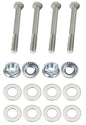 Kit: 4x Screws M8x50 + 4x Lock Nuts M8 with Serrated Flange + 8x Spring Washers Ø8.4/16x1.6