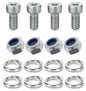 Kit: 4x Screws M8x16 + 4x Lock Nuts M8 + 8x Spring Washers Ø8.1/16x2