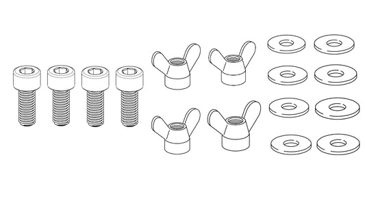 4x 10049263 - 4x 106718 - 8x 114579 - SCREW Washer Nut Wing IKEA