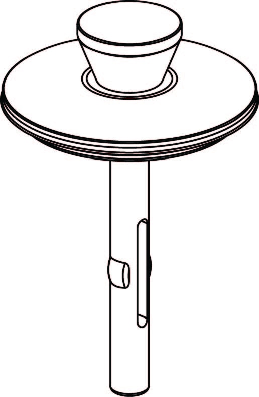 Schizzo del ricambio per tappo lavello IKEA 10051572