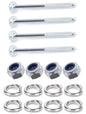 Kit: 4x Screws M8x100 + 4x Lock Nuts M8 + 8x Spring Washers Ø8.1/16x2