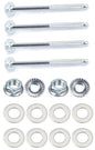 Kit: 4x Screws M8x100 + 4x Lock Nuts M8 with Serrated Flange + 8x Spring Washers Ø8.4/16x1.6