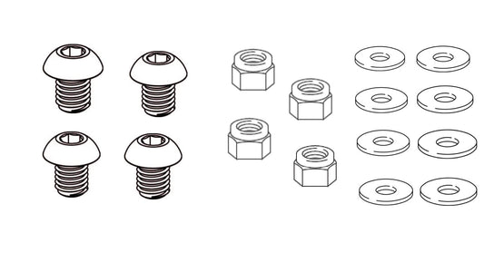 4x 10060114 - 4x 110085 - 8x 114579 -  SCREW NUT LOCK Washer IKEA