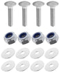 Kit: 4x Screws M8x38 + 4x Lock Nuts M8 + 8x Washers Ø8.4/40x2
