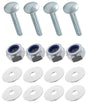 Kit: 4x Screws M8x40 + 4x Lock Nuts M8 + 8x Washers Ø8.4/40x2