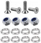 Kit: 4x Screws M8x20 + 4x Lock Nuts M8 + 8x Spring Washers Ø8.1/16x2