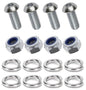 Kit: 4x Screws M8x16 + 4x Lock Nuts M8 + 8x Spring Washers Ø8.1/16x2