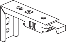 Sketch of a replacement bracket for IKEA Fyrtur / Tretur blinds