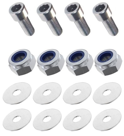 Kit: 4x Screws M8x35 + 4x Lock Nuts M8 + 8x Washers Ø8.4/40x2