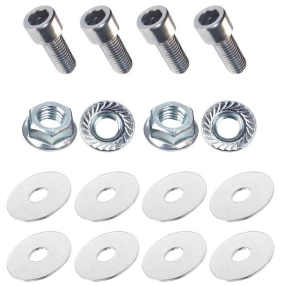 4x Screws M8x35 + 4x Nuts + 8x Washers - Vis Viti Tornillos Schrauben Parafusos