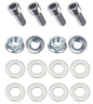 Kit: 4x Screws M8x35 + 4x Lock Nuts M8 with Serrated Flange + 8x Spring Washers Ø8.4/16x1.6