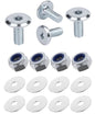 Kit: 4x Screws M8x20 + 4x Lock Nuts M8 + 8x Washers Ø8.4/40x2