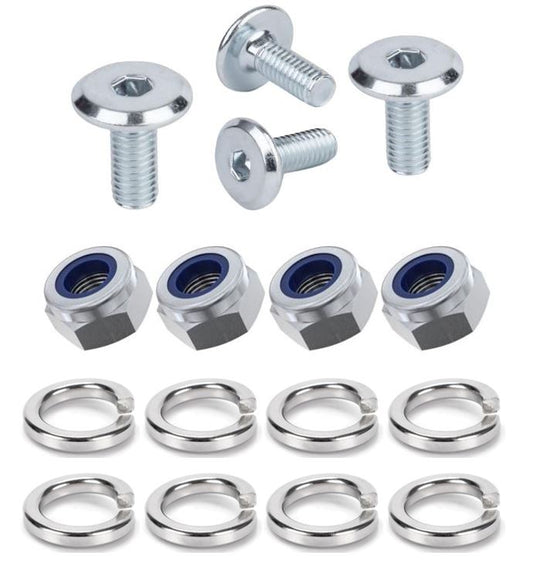 Kit: 4x Screws M8x20 + 4x Lock Nuts M8 + 8x Spring Washers Ø8.1/16x2