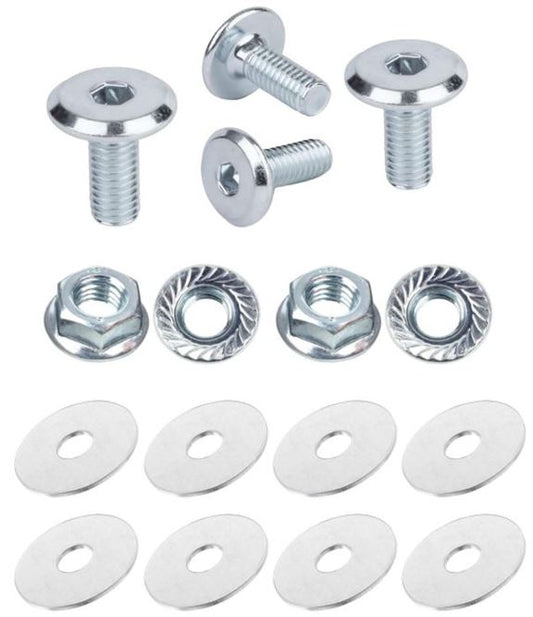 4x Screws M8x20 + 4x Nuts + 8x Washers - Vis Viti Tornillos Schrauben Parafusos