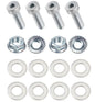 Kit: 4x Screws M8x20 + 4x Lock Nuts M8 with Serrated Flange + 8x Spring Washers Ø8.4/16x1.6