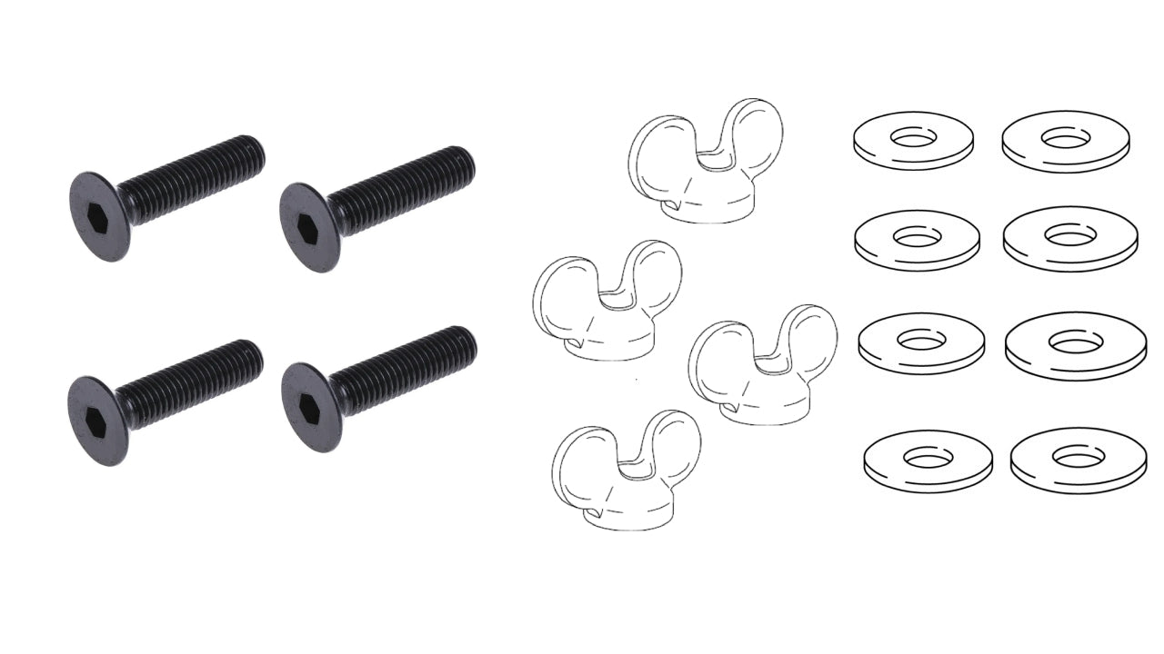 4x 10085969 - 4x 158457 - 8x 114579 - SCREW NUT WING  Washer IKEA