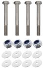 Kit: 4x Screws M8x120 + 4x Lock Nuts M8 + 8x Washers Ø8.4/40x2