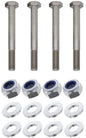 Kit: 4x Screws M8x120 + 4x Lock Nuts M8 + 8x Washers Ø8.4/22x1.5