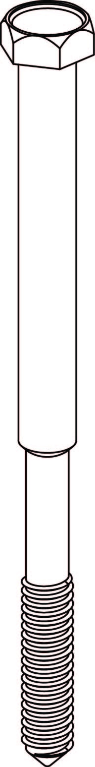 8x Screw Set – M6S M8x120mm, 8.8 Special, With Point, Thick Film Passivation, S5 HEX13