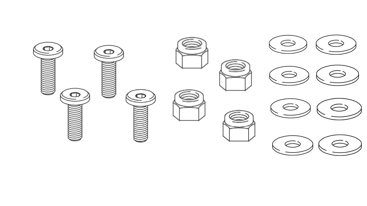 4x 10090620 - 4x 110085 - 8x 114579 -  SCREW NUT LOCK Washer IKEA