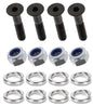 Kit: 4x Screws M8x15 + 4x Lock Nuts M8 + 8x Spring Washers Ø8.1/16x2