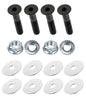 Kit: 4x Screws M8x15 + 4x Lock Nuts M8 with Serrated Flange + 8x Washers Ø8.4/40x2