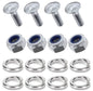 Kit: 4x Screws M8x45 + 4x Lock Nuts M8 + 8x Spring Washers Ø8.1/16x2