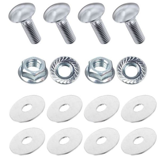 4x Screws M8x45 + 4x Nuts + 8x Washers - Vis Viti Tornillos Schrauben Parafusos