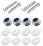 Kit: 4x Screws M8x33 + 4x Lock Nuts M8 + 8x Washers Ø8.4/40x2