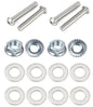 Kit: 4x Screws M8x33 + 4x Lock Nuts M8 with Serrated Flange + 8x Spring Washers Ø8.4/16x1.6