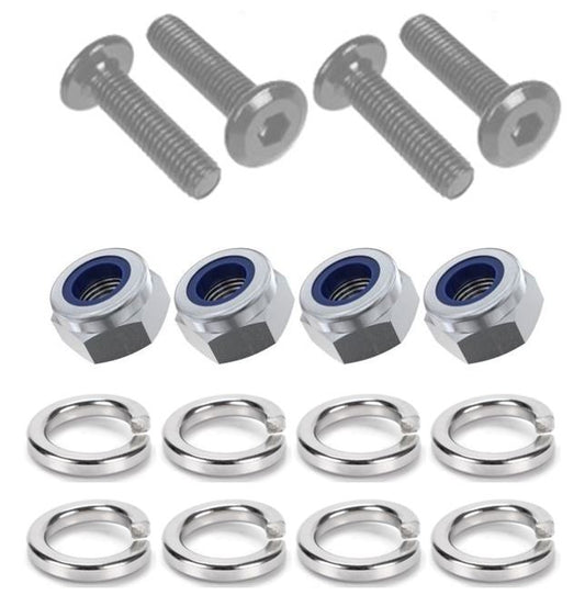 Kit: 4x Screws M8x60 + 4x Lock Nuts M8 + 8x Spring Washers Ø8.1/16x2