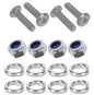Kit: 4x Screws M8x60 + 4x Lock Nuts M8 + 8x Spring Washers Ø8.1/16x2