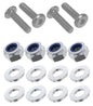 Kit: 4x Screws M8x60 + 4x Lock Nuts M8 + 8x Washers Ø8.4/22x1.5