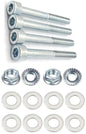 Kit: 4x Screws M8x70 + 4x Lock Nuts M8 with Serrated Flange + 8x Spring Washers Ø8.4/16x1.6