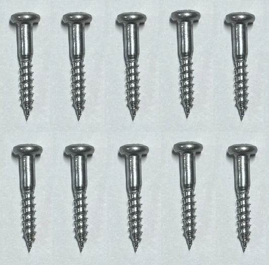Heavy-Duty Wood Screws – 4.0x25mm – Zinc PZD2, Case Hardened (x10)