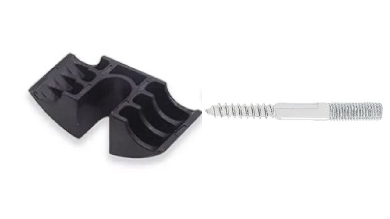 1x 122998 - 1x 114334 - U Wedge assembly washer Hanger bolt screws IKEA