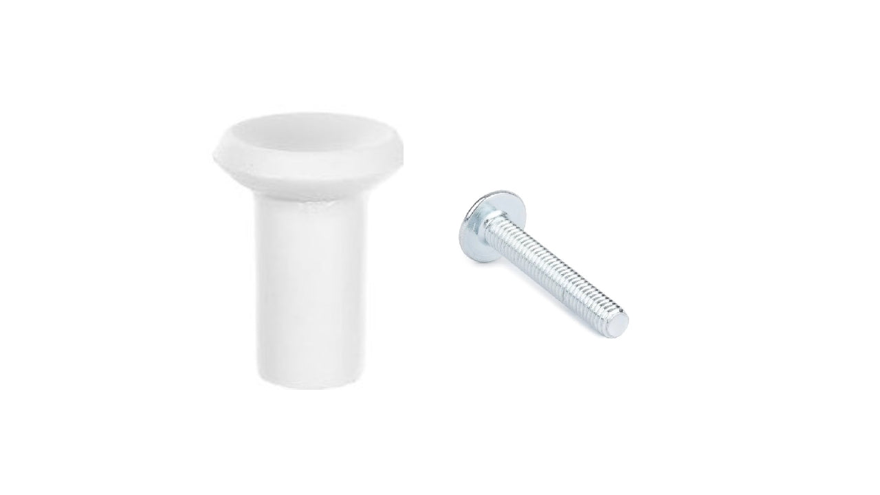 1x 128409 - 1x 100413 - KNOB SCREW IKEA 