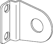Heavy-Duty Bracket – 39.5x17.7x35mm – Galvanized Steel (x2)