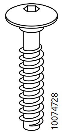 Screw IKEA 10074728