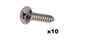 Sheet metal screw 4.2x13mm - 4.2x13 - 4.2x 13mm M4.2 4.2x13 13mm