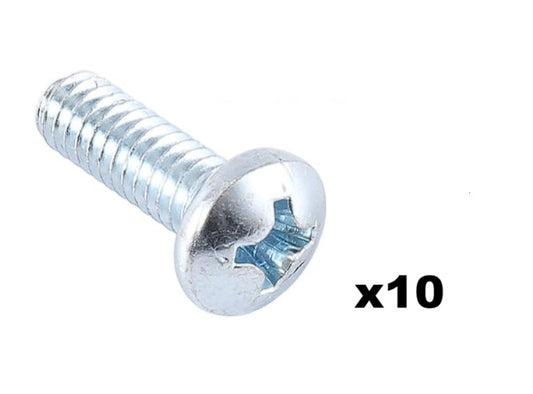 license plate tag screws 4x10 4x10mm 4x 10mm 10mm M4 4