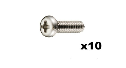 numberplate screws 6x14 6x14mm 6x 14mm 14mm M6 6