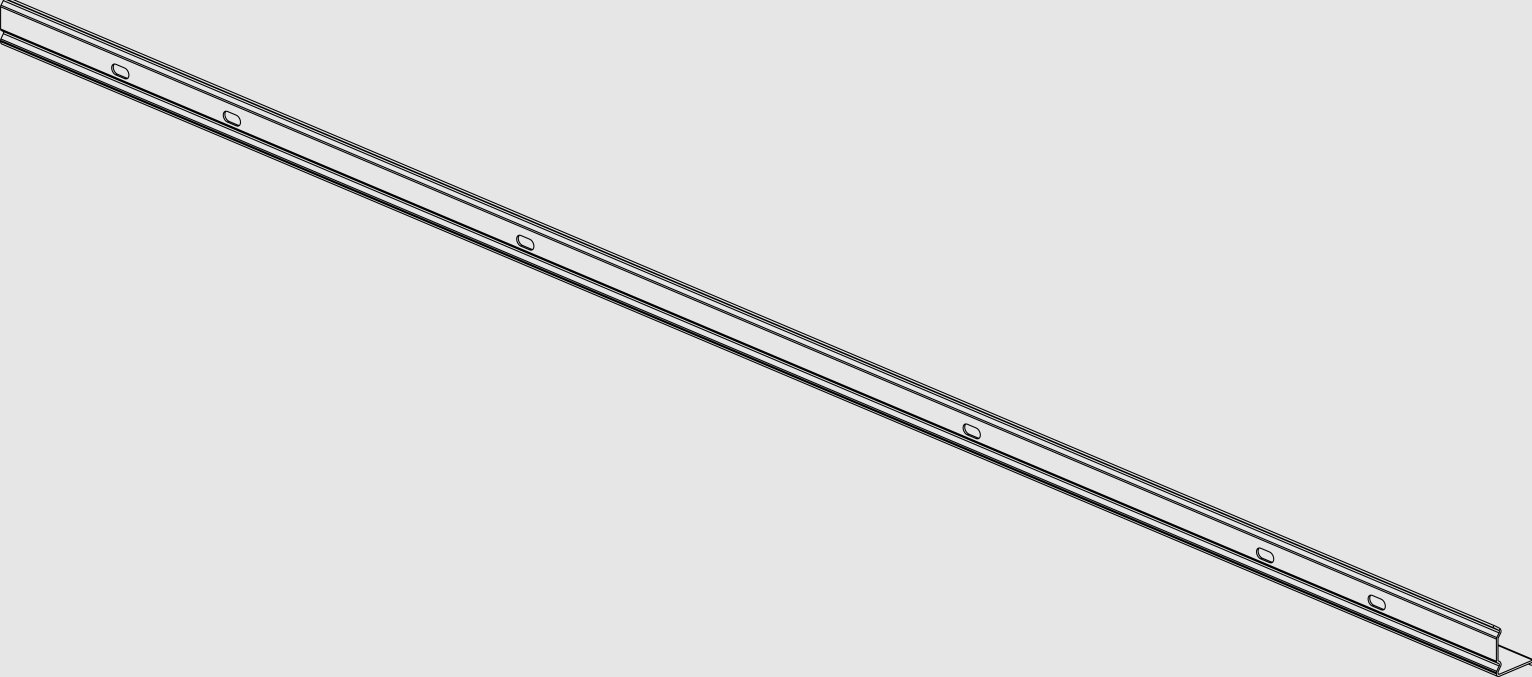 Croquis d'une Barre de soutien latérale pour lit SLÄKT