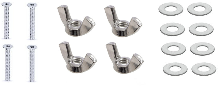 4x 10080955 - 4x 158457 - 8x 157979 - SCREW NUT WING  Washer IKEA