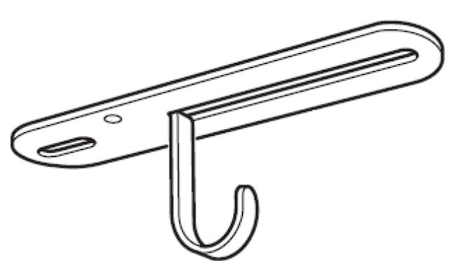 Hook Bracket 105x26mm - Crochet Équerre Haken Soporte Staffa 105 x 26 