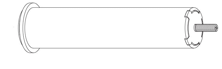 IKEA 10104248 Leg ø44x200mm - Pied Pata Gamba Bein Perna ø44 x 200