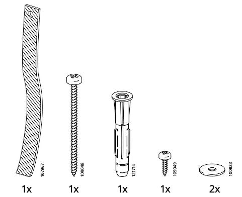 IKEA 326950 Anti-Tip Strap - Sangle Cinghia Correa Gurt Fita