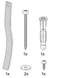 IKEA 329301 Wall Anchor Kit - Ancrage Anclaje Ancoraggio Wandbefestigung