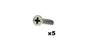 Cabinet hinge screws #4 4mm 4x50mm 4x 50mm M4 #8 x 2"